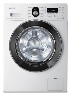 Pračky Samsung dostaly „diamantový“ buben šetřící prádlo, které zároveň sterilizují ionty stříbra uvolňovaného z destiček ve vaně.