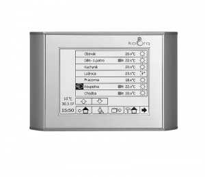 Elektronika může zajistit racionální řízení teploty v celém domě (ADP CZ).