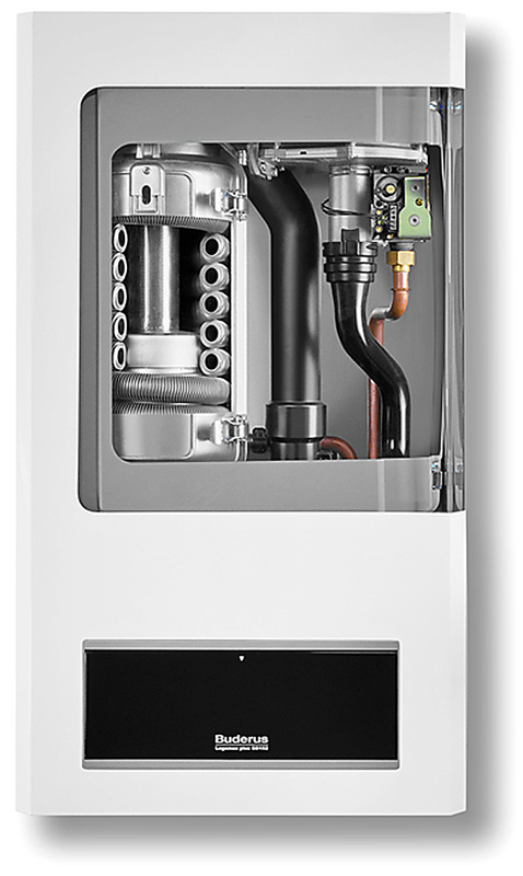 Logamax plus GB152 je plynový kondenzační kotel značky BUDERUS určený pro rodinné domy (jmenovitý výkon 16–24 kW, možnost integrovaného ohřevu užitkové vody, BOSCH TERMOTECHNIKA).