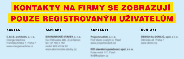 ´Kontakty na firmy a skrytý text se zobrazí až po registraci a přihlášení. ´Kontakty na firmy a skrytý text se zobrazí až po registraci a přihlášení.