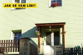 Dům s plastovými lamelami