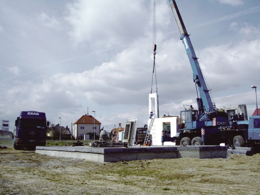 Stavba rodinného domu využívající konstrukční systém Ecobeton Canaba.