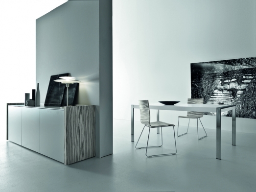 Slitta (výrobce Casa Design), chrom, sedák a opěrák dekor zebra, různá provedení, cena 8 930 Kč (DECOLAND).