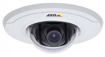 Nenápadná stropní kamera AXIS M3011 je určena k jednoduché instalaci do stropních podhledů (AXIS COMMUNICATION).