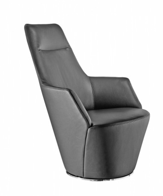 Křeslo Ameo (design EOOS, výrobce Walter Knoll), rozměr 77 x 85  x 99 cm, čalounění látka nebo kůže, cena od 63 898 Kč (A. M. O. S. DESIGN).