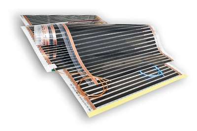 Topné fólie Ecofilm (0,4 mm) jsou ideální pod laminátové plovoucí podlahy nebo pro stropní vytápění ve spojení se sádrokartonovými konstrukcemi (FENIX).