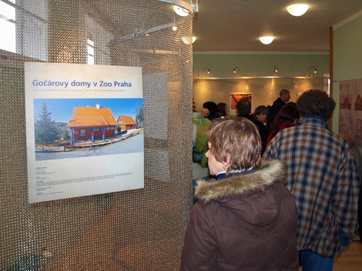 V jednom z Gočárových domů najdou návštěvníci malou galerii a muzeum.