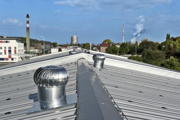 Životnost ventilačních turbin se pohybuje okolo 30 let (LOMANCO, dováží ABC).