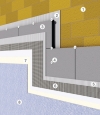 Dektherm Grafit je zateplovací systém s tepelněizolační vrstvou z šedého EPS (DEKTRADE).