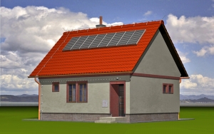 Kvalitně provedený hromosvod ochrání spolehlivě dům i jeho příslušenství, například solární kolektory (DEHN+SÖHNE).