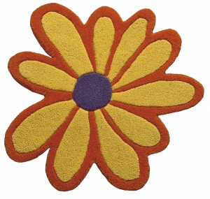 Floret – koberec se vyrábí ze 100% bavlny nebo vlny, cena dle materiálu (Voïvo).