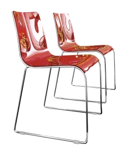 Židle Irony (Calligaris), provedení plast a chrom, cena od 4 672 Kč, CORRECT INTERIOR.