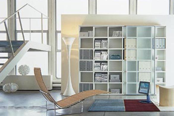 Knihovna Selecta dokáže navodit útulnou atmosféru i ve velkém otevřeném a prosvětleném prostoru.