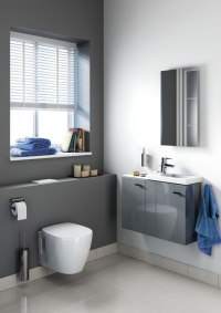 Uživatelsky zaměřený návrh kolekce je založen na hlubokém porozumění koupelnové ergonomie.