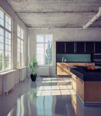 Stěrkové podlahy zpravidla procházejí více místnostmi a sjednocují interiér bytu. Mohou být cementové i barevné.