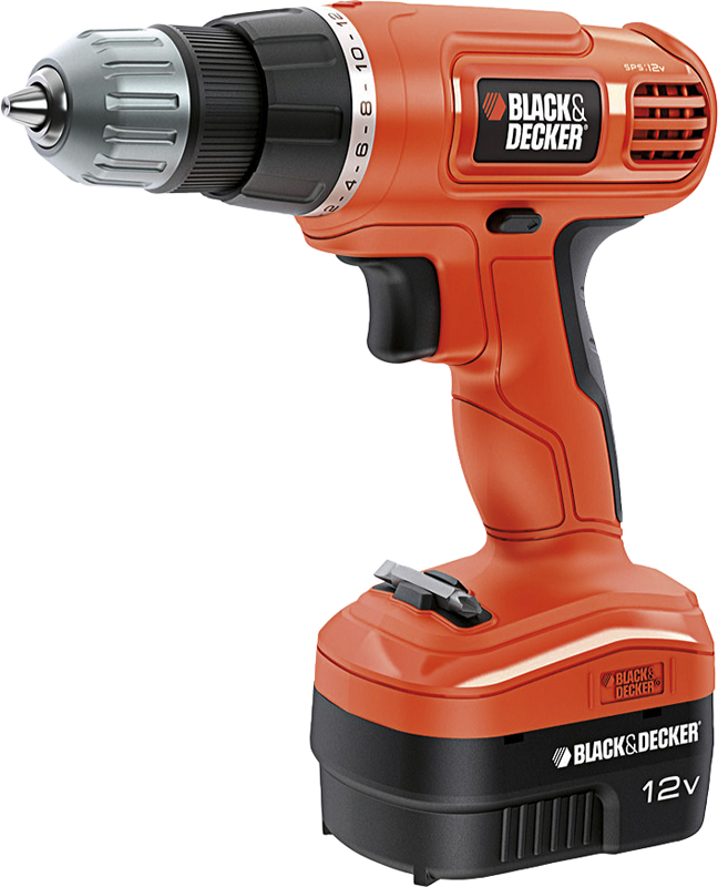  Akumulátorová vrtačka/šroubovák Black&amp;Decker EPC96CA je vhodná pro každodenní použití, pro šroubování, vrtání, montáž nábytku a polic. Je vybavena 24momentovou spojkou pro přesné šroubování s různými šrouby do různých materiálů a rychloupínacím sklíčidlem (OBI).