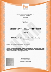 Dřevařský ústav RD Rýmařov, certifikát