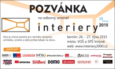 Odborný seminář Interiéry 2015