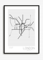 Naordinujte svým stěnám léčebnou skandinávskou kůru v podobně graficky zpracovaného plánku londýnského metra!