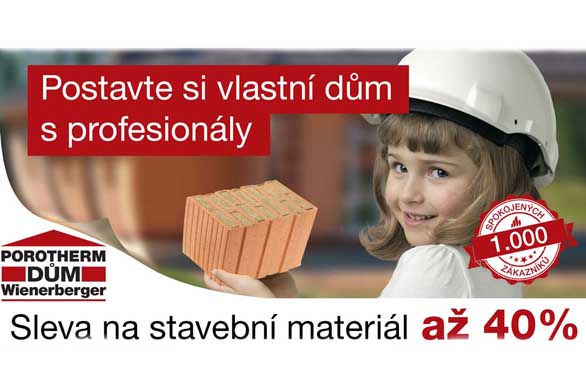 Postavte si vlastní dům s profesionály: sleva až 40%!