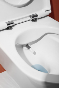 WC Cleanet Navia s bidetovou sprškou nabízí řadu pokročilých funkcí a jednoduché ovládání (Zdroj: Laufen)