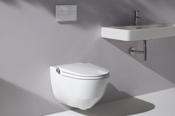 Toaleta Cleanet Riva vnáší do koupelny pohodlí a maximální důraz na hygienu (Zdroj: Laufen)