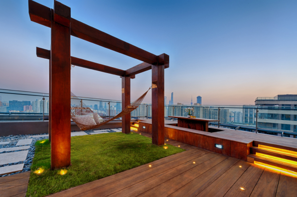 Vegetační střecha může být skvělým místem pro relaxaci (Zdroj: ISOVER)