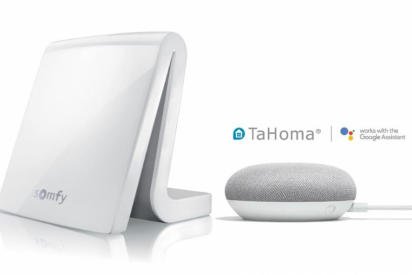 TaHoma set s Google Home (Zdroj: Somfy)