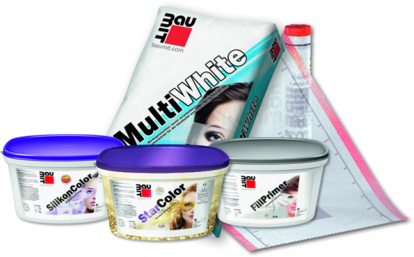 Baumit MultiWhite, sestava produktů (zdroj: Baumit)