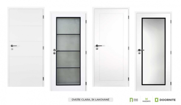 Třikrát lakované dveře Clara (Doornite)