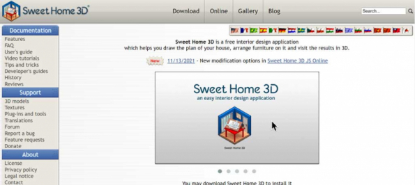 Kvalitní program Sweet Home 3D je dostupný zcela bezplatně (SWEETHOME3D.com)