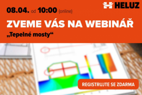 Online webinář společnosti HELUZ na téma „Tepelné mosty“ 