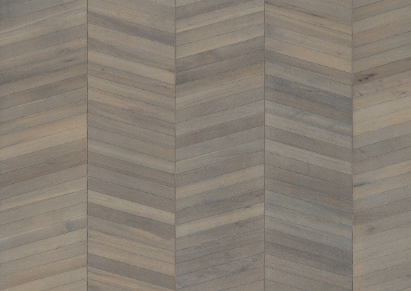 Trivrstvá drevená podlaha Kährs dekor Chevron Grey vzor rybi kost