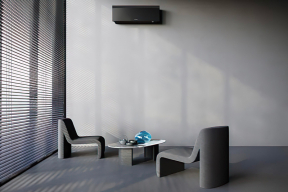 Elegantní křivky klimatizace Daikin Emura sluší moderním interiérům. Foto: Daikin