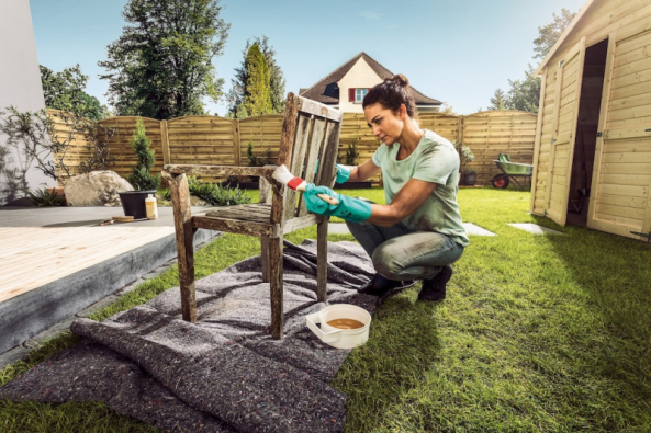 Renovace zahradního nábytku Zdroj: Hornbach