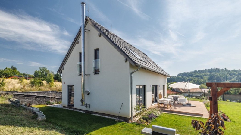 Realizace fasády s materiály Baumit (zdroj: RD RÝMAŘOV s.r.o.)