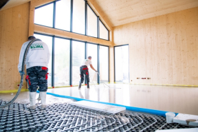 Baumit Alpha 2000 – realizace litého potěru