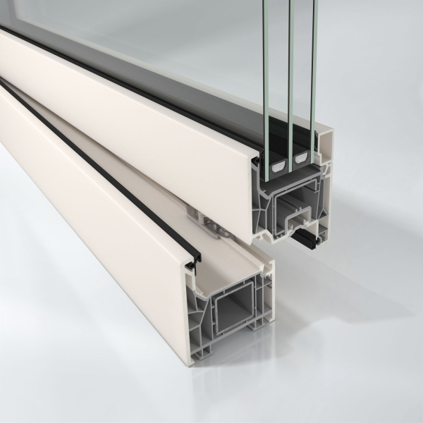 Jedinečnou designovou flexibilitu systému Schüco FocusIng umožňuje využití více než 300 standardních a speciálních fólií, metalických, jednobarevných či s dřevěnými povrchy