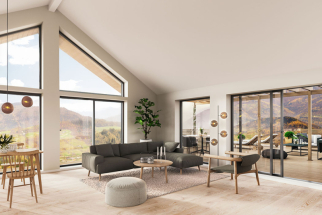 ARTEVO okenní systém vynikne zejména v moderní architektuře 