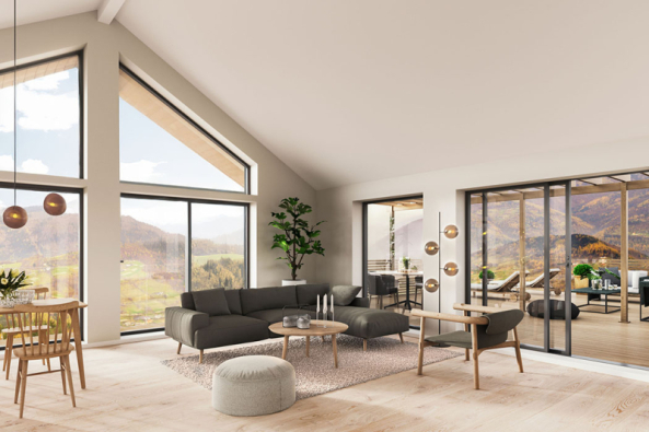 ARTEVO okenní systém vynikne zejména v moderní architektuře 