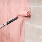 Aplikace kontaktního můstku Baumit BetonKontakt na broušené betonové tvárnice BEST-ROCK
