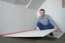 Příčky, podhledy, podlahy... Jasný a přesvědčivý důkaz univerzálnosti materiálu.