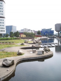 V Malmö jsme obdivovali především kompozici vody a drobné architektury, plnou hravosti, fantazie a dobrého vkusu.
