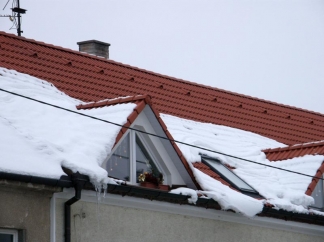 Střecha odolává i silovému působení větru...