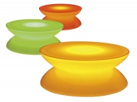 Svítící stolek Lounge (Moree), lesklý ABS plast odolný vůči záření, malý 33 x 39 cm, cena 6 500 Kč, velký 33 x 84 cm, cena 14 900 Kč (MANDARINKA).