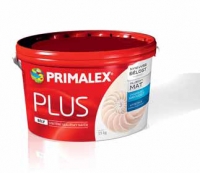Primalex Plus, tradiční nátěr hlinkového typu pro nenáročné aplikace. Propustný pro vodní páry, otěruvzdorný, vhodný na omítky a sádrokarton v interiéru.