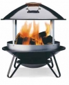 Ohniště Fireplace i jeho poklop jsou vyrobeny z pevné, porcelánem smaltované oceli, pevná středová nosná konstrukce je z galvanické oceli (WEBER).