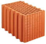 Cihly Porotherm 36,5 P+D pro omítané obvodové zdivo tloušťky 365 mm s vysokými nároky na tepelný odpor a tepelnou akumulaci.