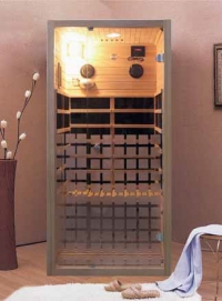 Infrasauna Samoa je vhodná pro jednu osobu a je určena pro umístění v jakémkoli temperovaném interiéru. Není třeba žádné speciální odvětrávání. Akční cena 20 990 Kč.