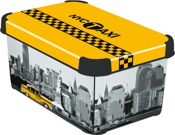 Úložný dekorativní box (Curver), polypropylen, 13,5 x 29,5 x 19,5 cm, www.curver-shop.cz